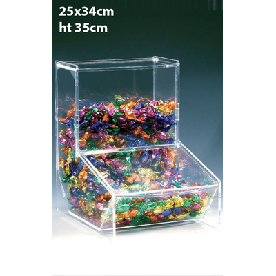 BOÎTE DISTRIBUTEUR PLEXIGLAS 25CM