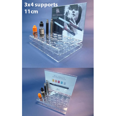 PLV PLEXIGLASS CIGARETTE ÉLECTRONIQUE - 11CM