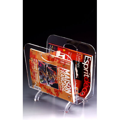 PORTE-MAGAZINES PLEXIGLAS