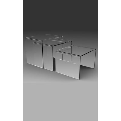 TABLE BASSE PLEXIGLASS GIGOGNE TRANSPARENTE