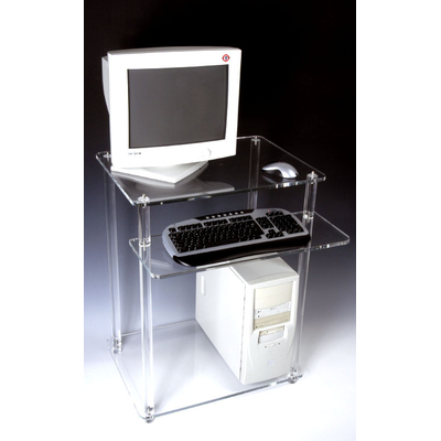 TABLE PLEXIGLASS INFORMATIQUE PM