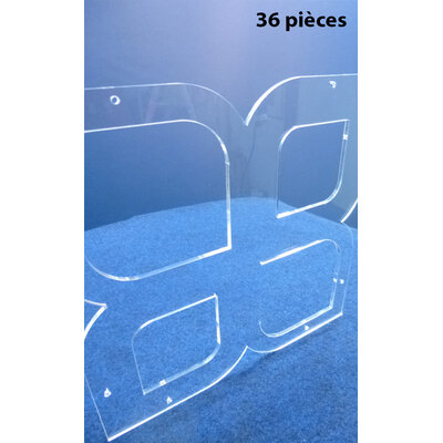 CLAUSTRA PLEXIGLAS DÉCO SUSPENDU - 36 PCS