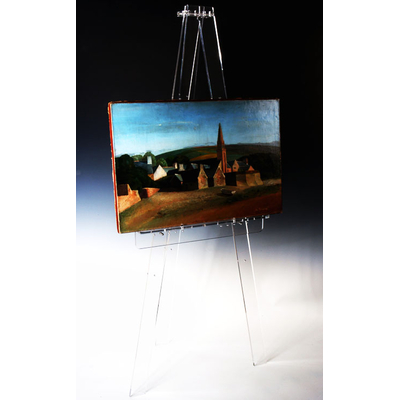 CHEVALET PLEXIGLAS INCLINÉ PORTE TABLEAU GM