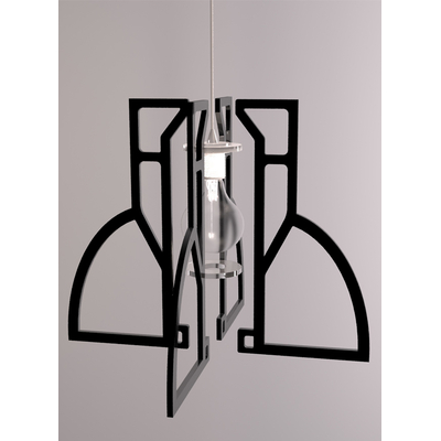 LUMINAIRE PLEXIGLASS ART DÉCO MODÈLE 3