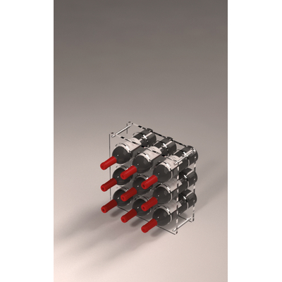 SUPPORT PLEXIGLAS 9 BOUTEILLES