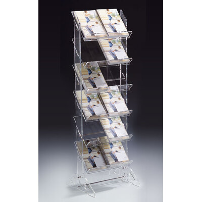 PRÉSENTOIR PLEXIGLAS ECHELLE DOUBLE A4 VERTICAL