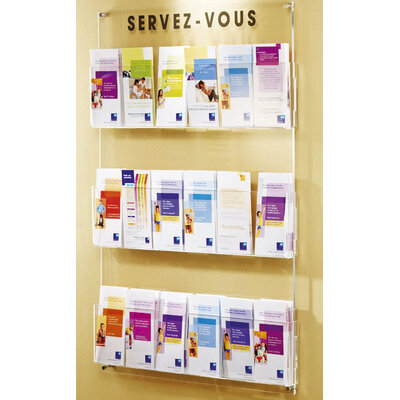 TABLEAU MURAL PORTE DOCUMENTATION PLEXIGLAS