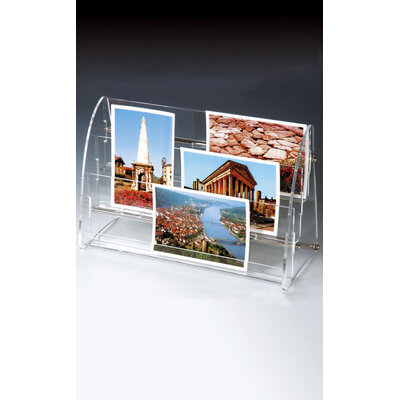PRÉSENTOIR PLEXIGLAS DE COMPTOIR OU MURAL POUR CARTES POSTALE