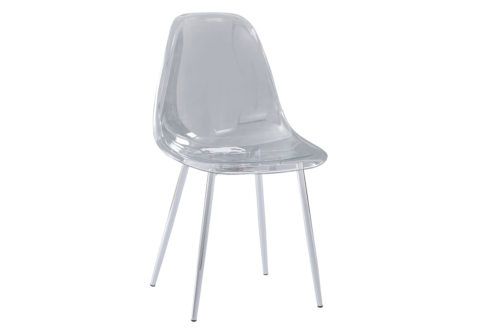 Chaise chromée transparente LOA.3