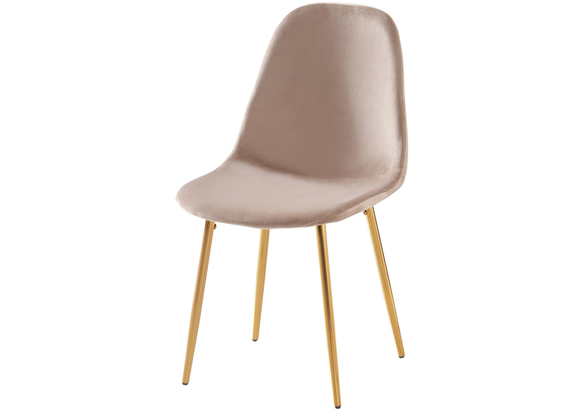 Chaises scandinave dorée taupe LOA - Table & Chaise Scandinave