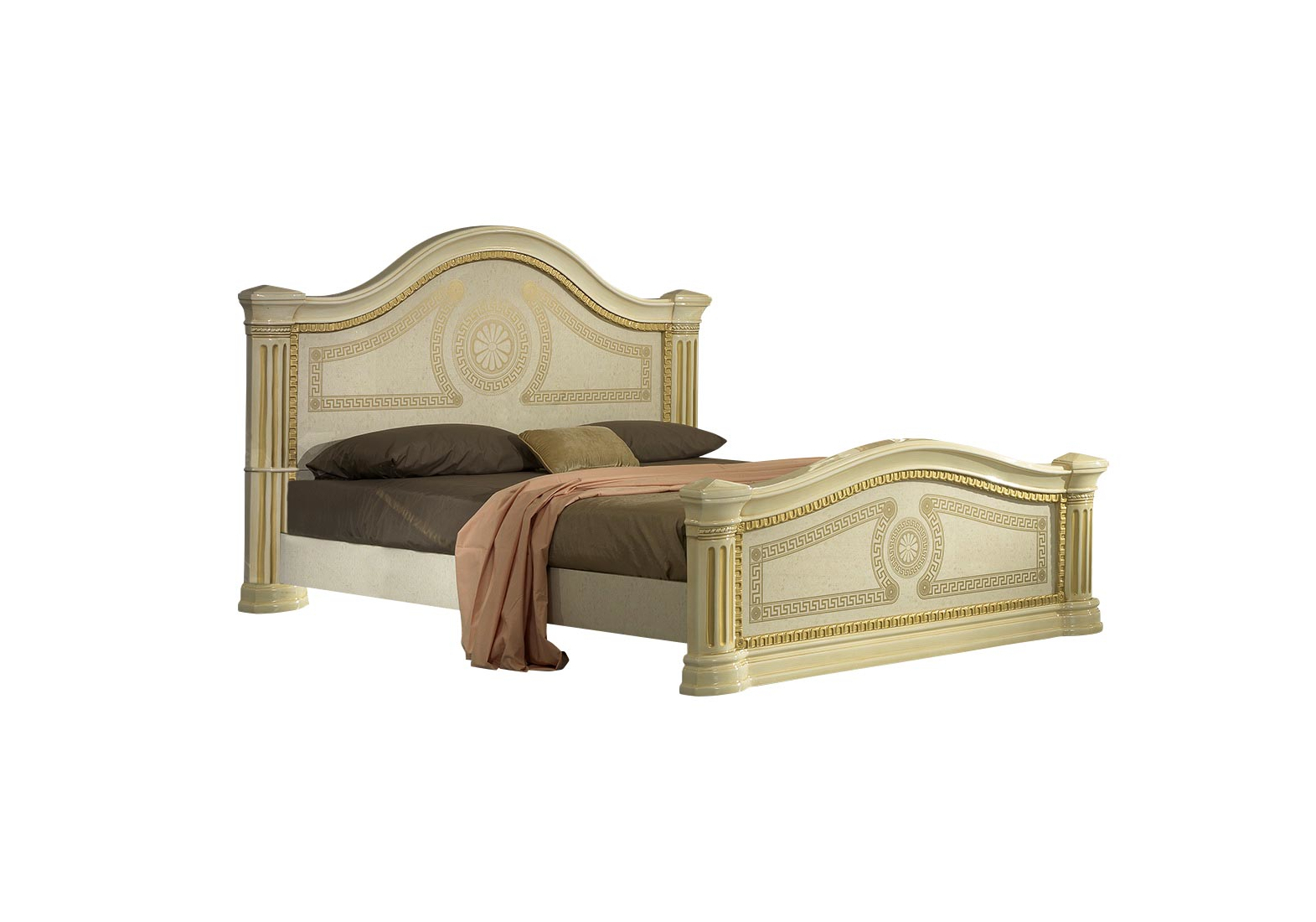 Chambre complète laquée beige or ROBBY.5