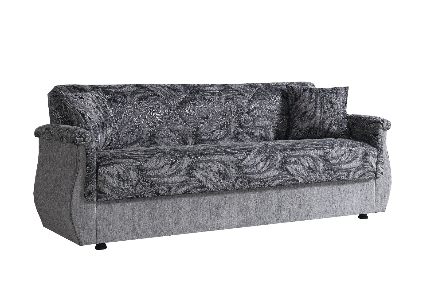 Canapé lit coffre oriental gris BUKET