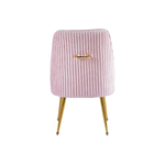 Chaise fauteuil poignée doré rose OPUS.4