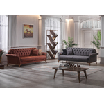 Canapé chesterfield rouille PANAMA.4