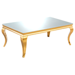 Table basse dorée miroir NEO.1