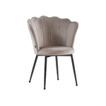 Chaise coquillage doré rose NYMEA (Lot de 2) – Design Dorée
