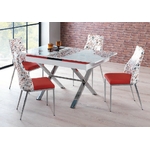 table-extensible-verre-securit-chaises-rouge-joy