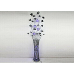 Lampadaire aluminium fleurs led ALBA