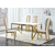Table et chaise dorée beige marbre blanc DIA.1