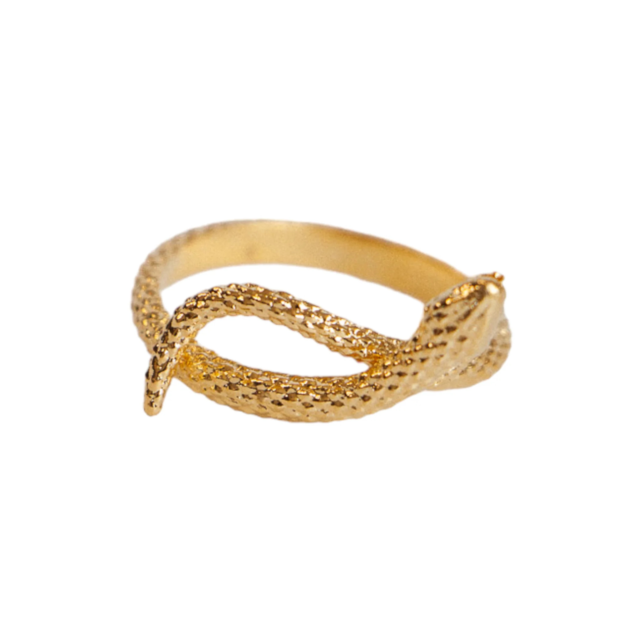Bague Snake Dorée Lotta Djossou