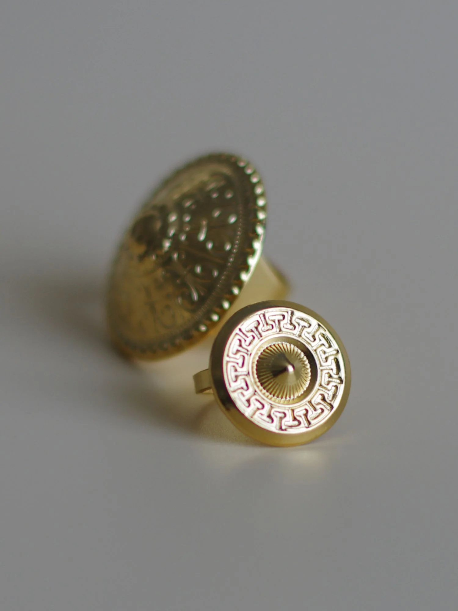 Bague Petit Dôme Dorée Lotta Djossou - vue 3