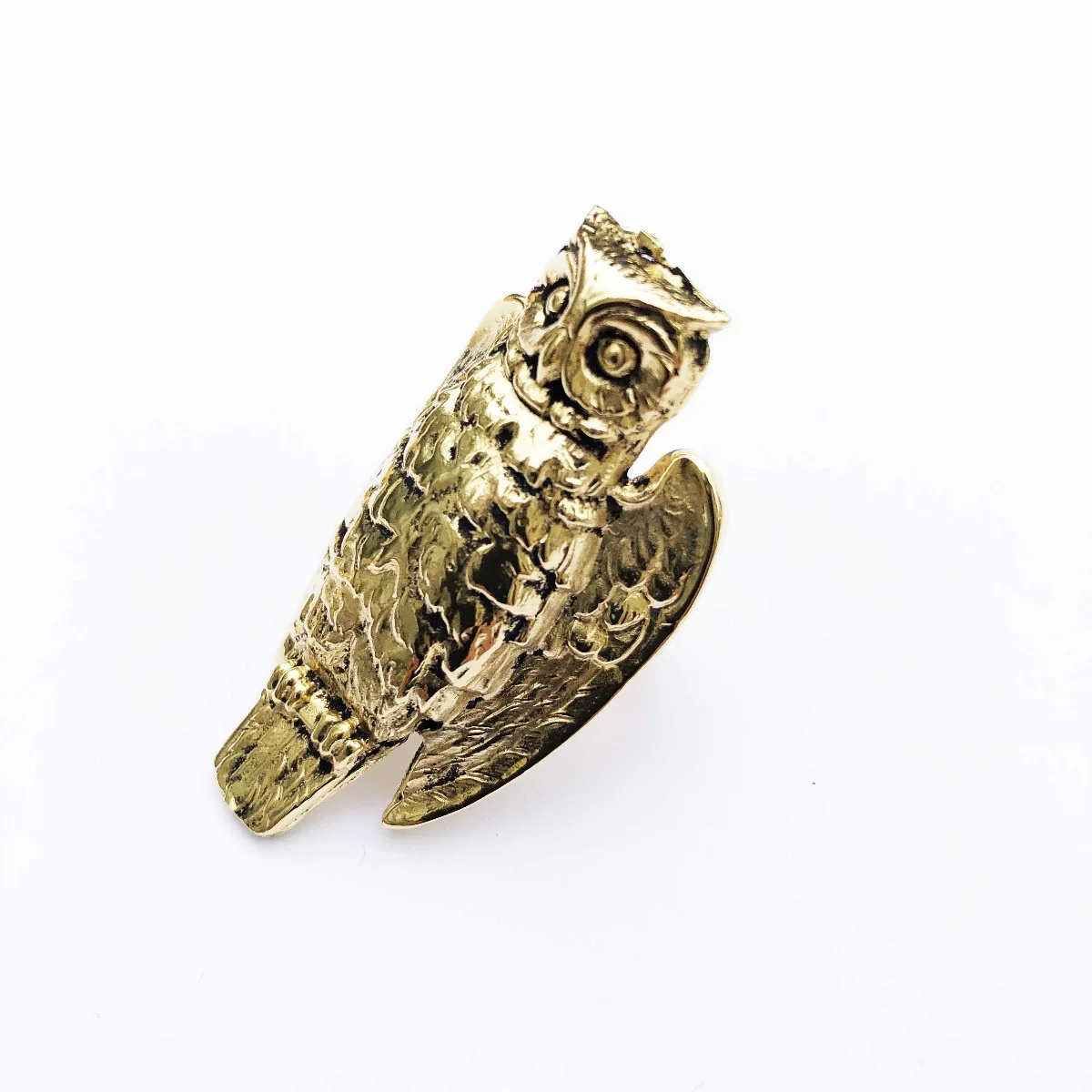 Bague Owl Dorée Lotta Djossou - vue 4