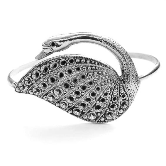 Bracelet Swan Argenté Lotta Djossou - vue 2
