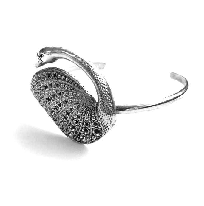Bracelet Swan Argenté Lotta Djossou - vue 4