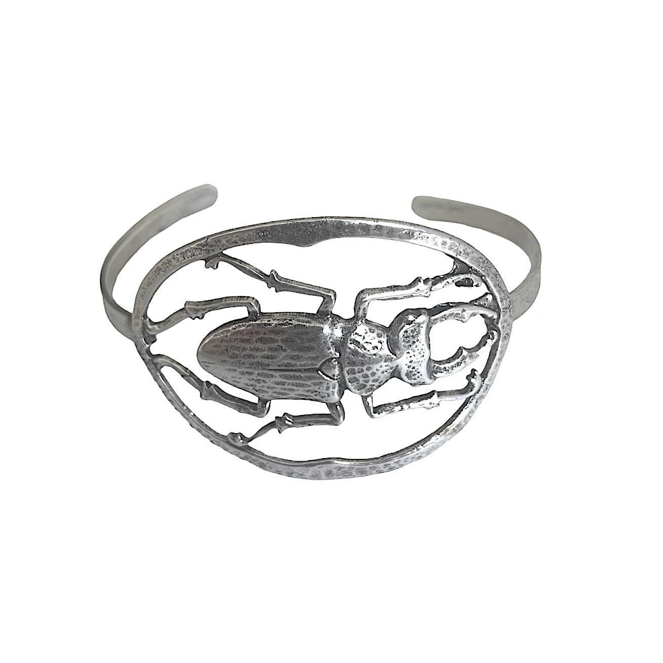 Bracelet Scarabée Maddie argenté Lotta Djossou