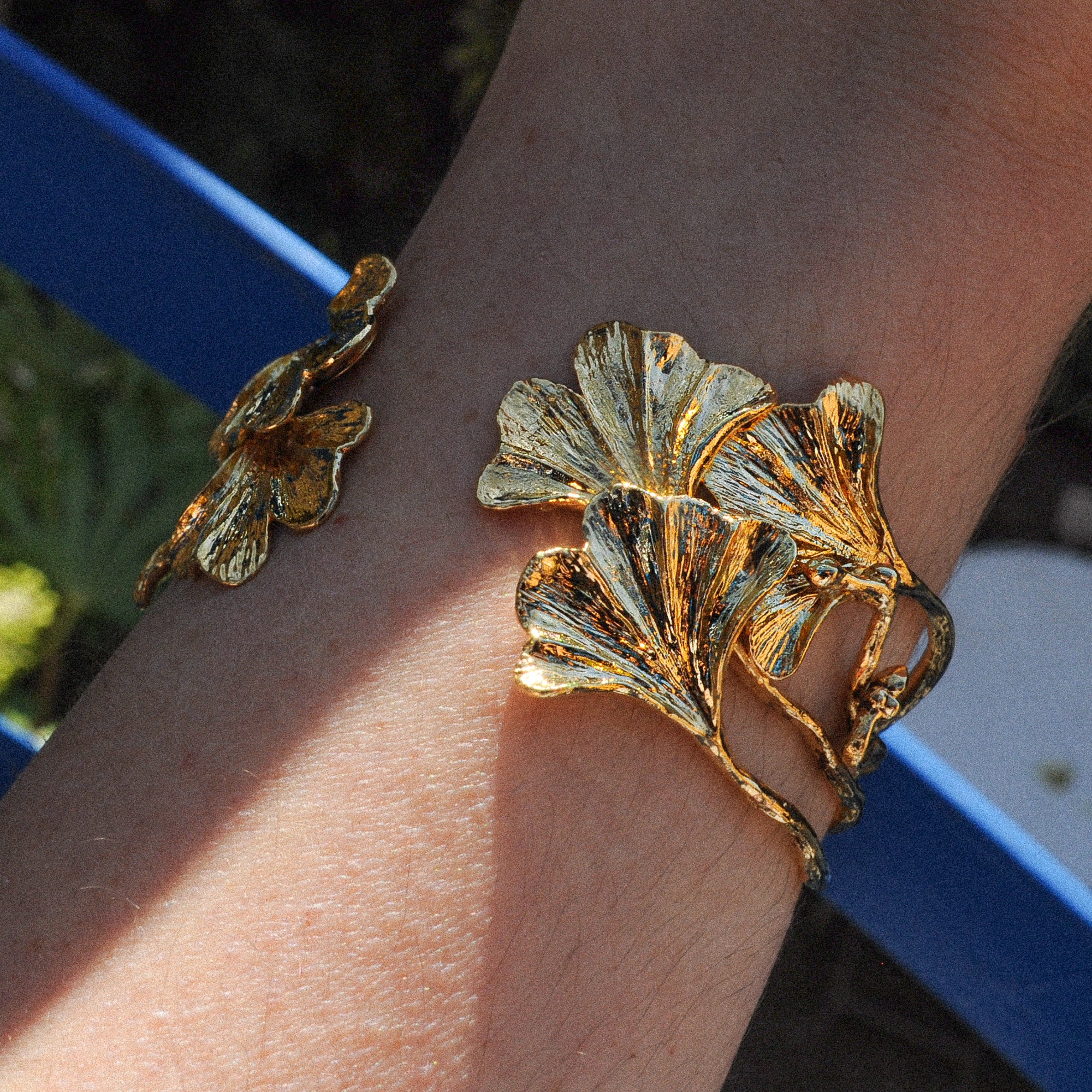 Bracelet Ginkgo Tao Doré Lotta Djossou - vue 3
