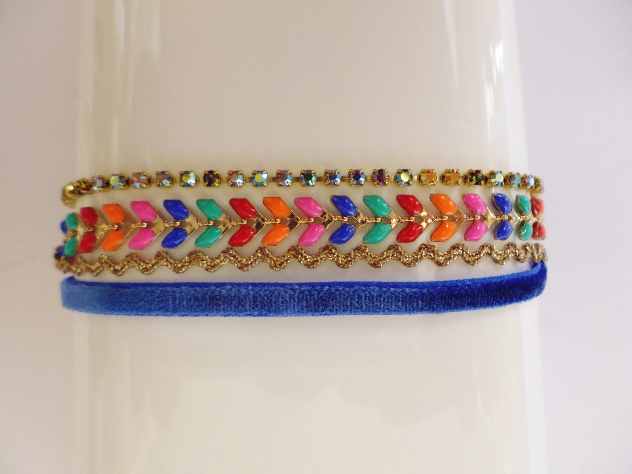 bracelet 4 brins émail et cristal multicolore, 32€ (8)