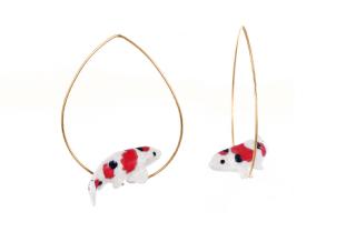 BO Créoles poisson rouge J061 - Nach 66€