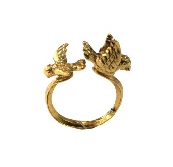 bague little bird dorée Lotta Djossou 75