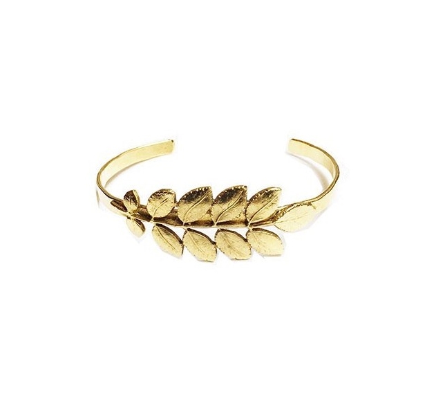 bracelet jonc feuille d'acacia Lotta Djossou 65