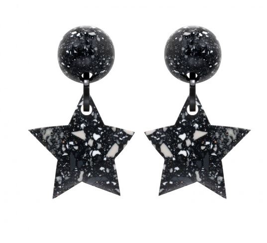 Boucles d'oreilles clips star pegmatite - Marion Godart 32€