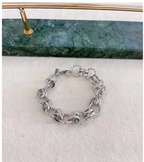 Bracelet maille argenté - Mile Mila