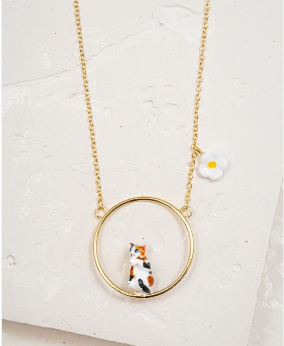 Collier rond Chat assis - Nach 3