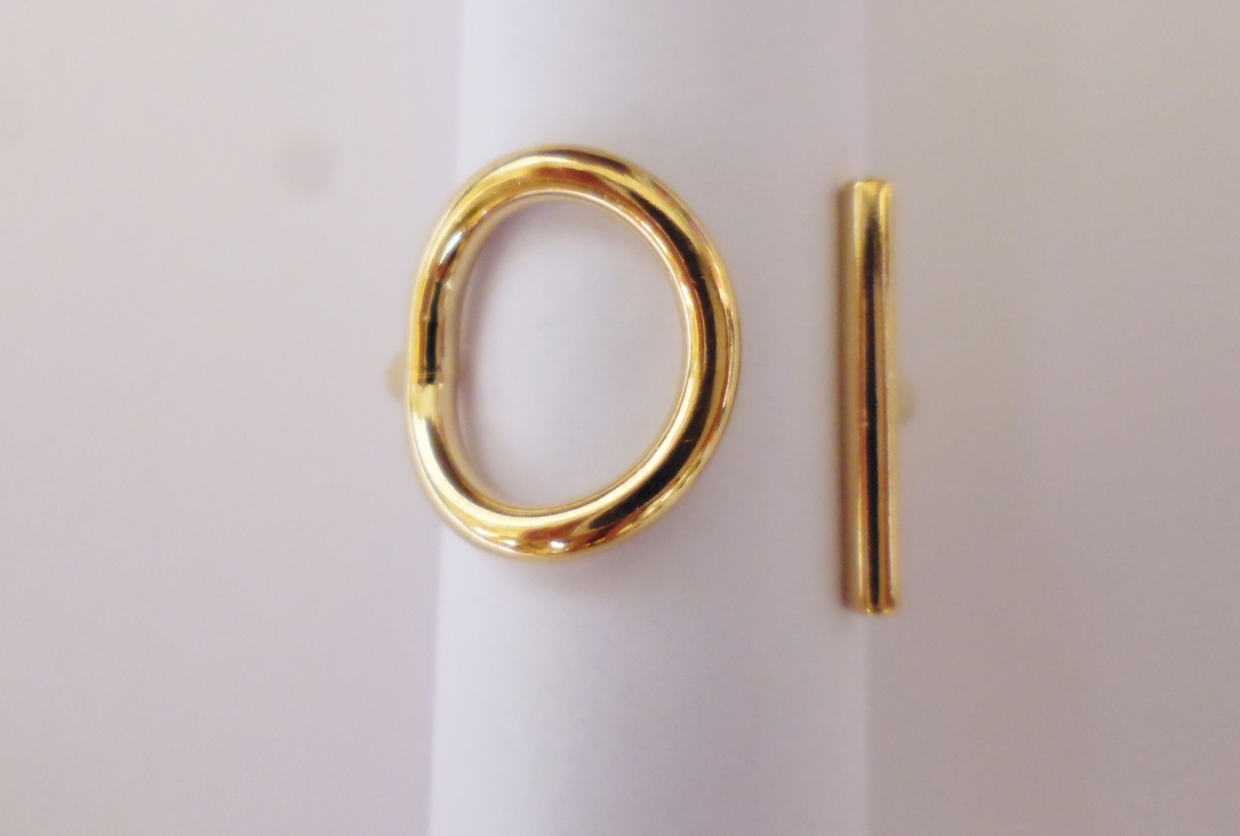 bague OI plaquée or jaune reglable LA BELLE SIMONE 19€