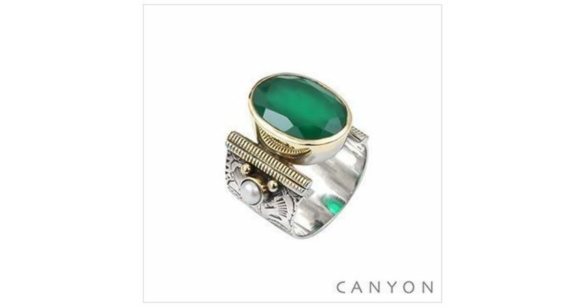 Bague Argent 925 Verte - Poids 2.01g - Occasion (déjà Portée) - Style MACARBAG