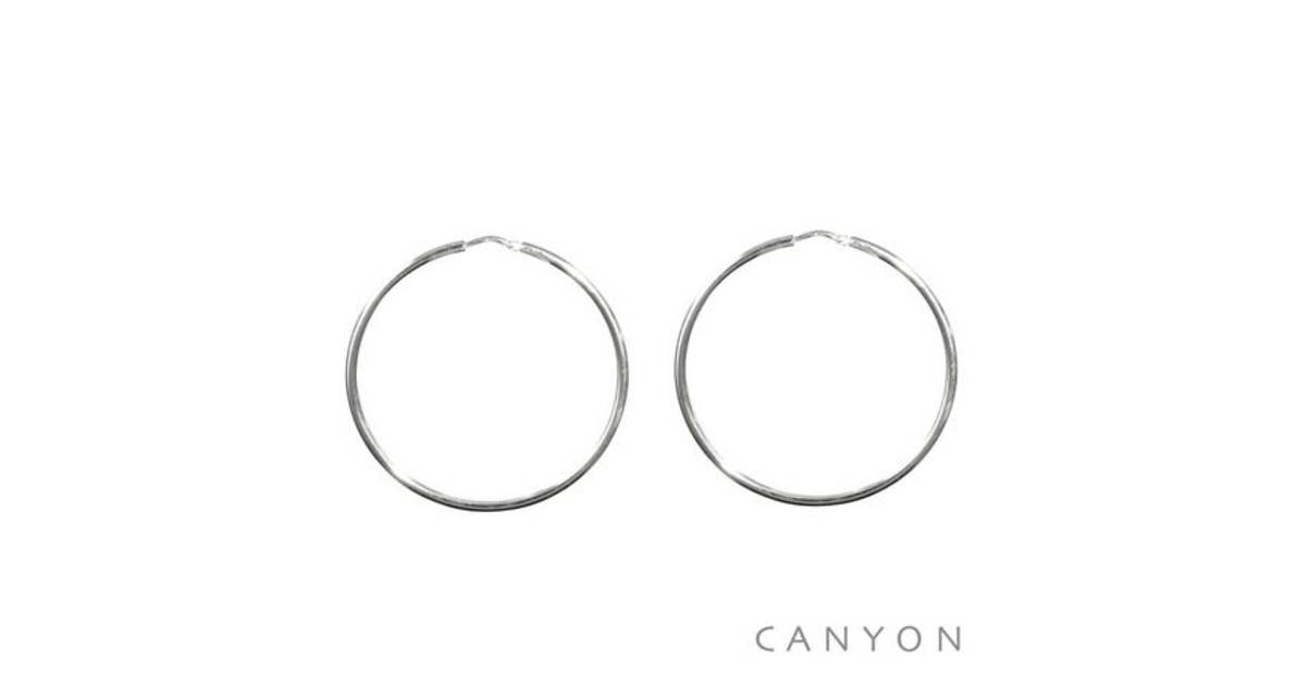 Creoles Boules 3 Mm Diametre 20 Argent Rh - SBM
