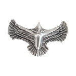 Bracelet Eagle argenté Lotta Djossou aigle aux ailes déployées