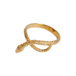 Bague Snake Dorée Lotta Djossou - vue 3