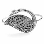 Bracelet Swan Argenté Lotta Djossou - vue 2