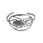 Bracelet Scarabée Maddie argenté Lotta Djossou