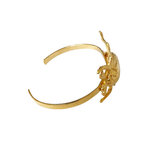 Bracelet scarabée Woody doré Lotta Djossou - vue 4