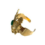 Bracelet Doré Scarabée Khé Jade Vert Lotta Djossou - vue 2
