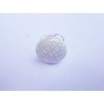 bague céramique xs gevole blanc martelé 22€ 3