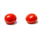 boucles oreilles céramique puces rouge gevole 16€ (1)