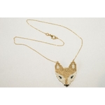 collier renard perles de verre japonaises tissage main chaine plaqué or long 45 cm la belle simone 69 € 3