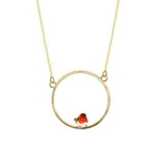 Collier rond mini Rouge Gorge U153 - Nach 90€